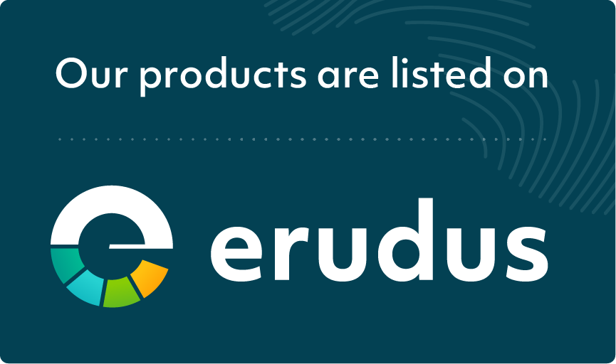 our products are listed on erudus