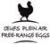 PIG Sized Free Range Eggs logo