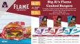 Big Al's Flame Cooked Burger Range Leaflet