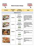 World Cuisine Range - July 2024